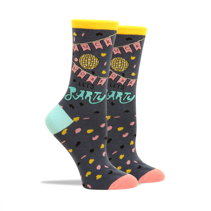 F--k Work Let's Party Women's Socks