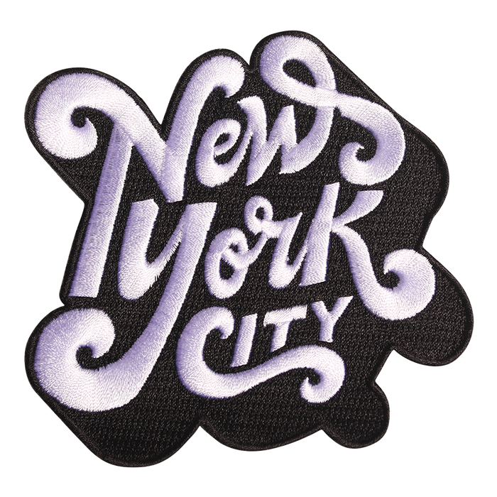 New York City typography Patch