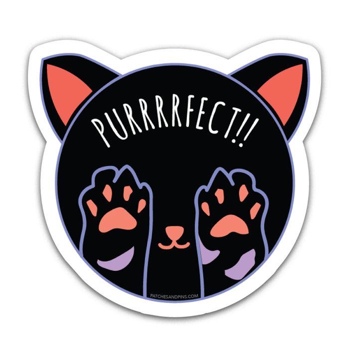 Purrrfect Sticker