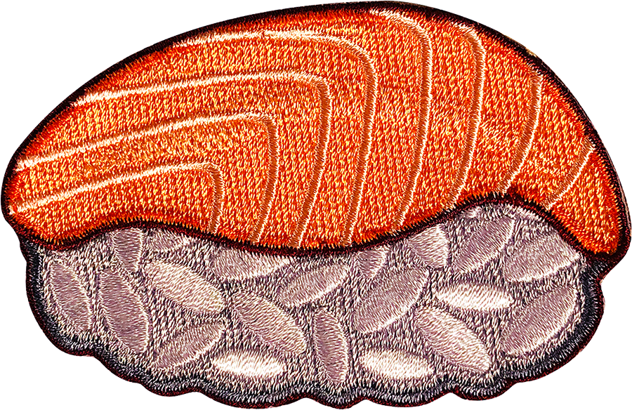 Salmon Nigiri Sushi Patch