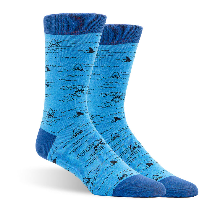 Sharks Swimming Men's Socks