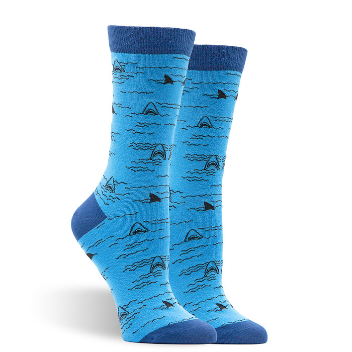 Sharks Swimming Women's Socks