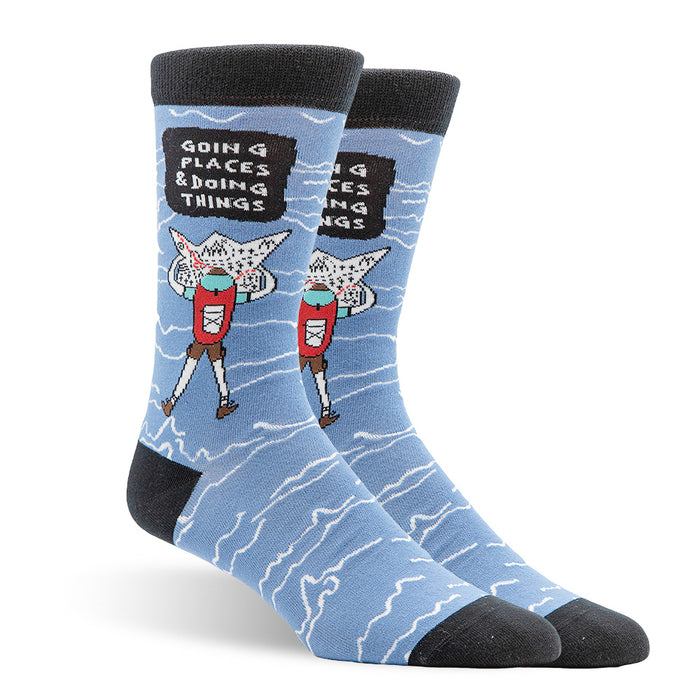 Goin Places Doin Things Men's Socks