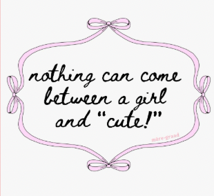 Nothing Can Come Between a Girl And Cute Sticker