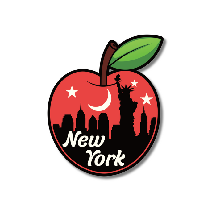 New York Big Apple Sticker