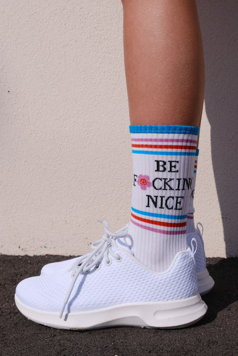 Be F*ing Nice Tube SocksMure + Grand