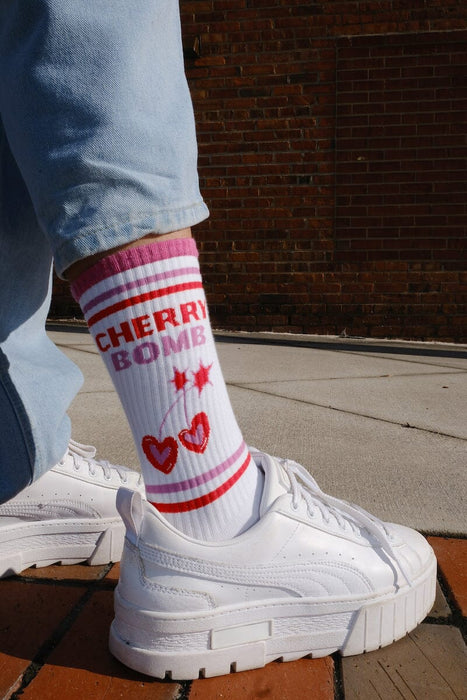 Cherry Bomb Tube SocksMure + Grand