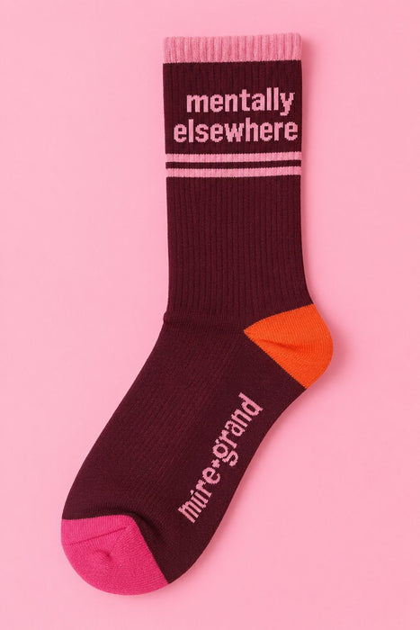 Mentally Elsewhere Tube SockMure + Grand