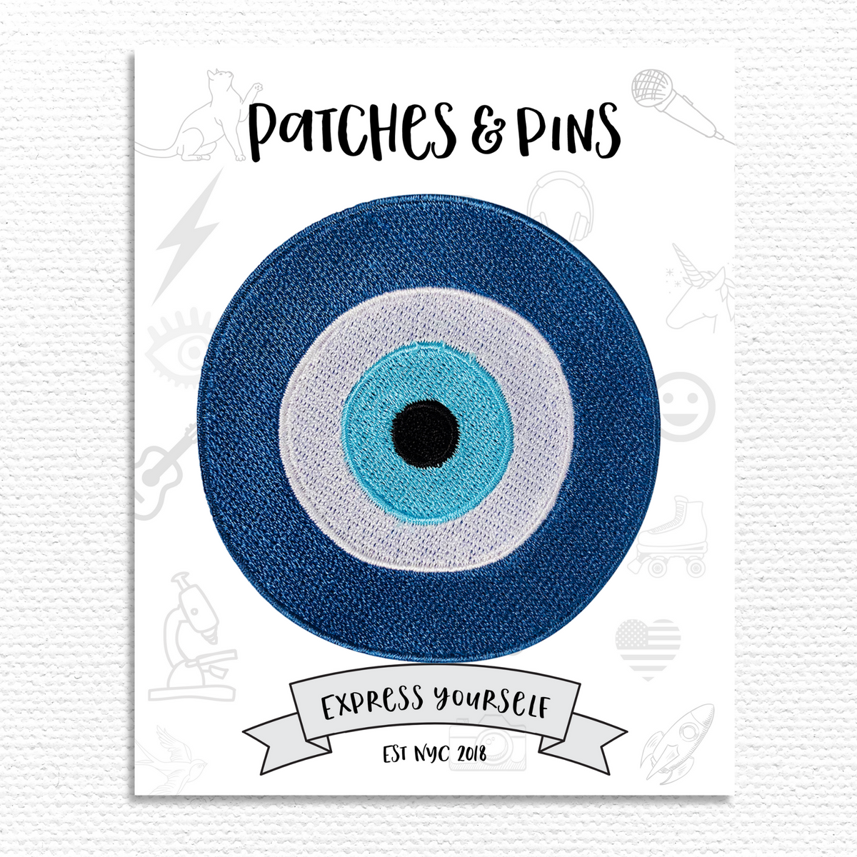 GREEK 'EVIL EYE' PROTECTION PATCH – The Patch Parlour Collective