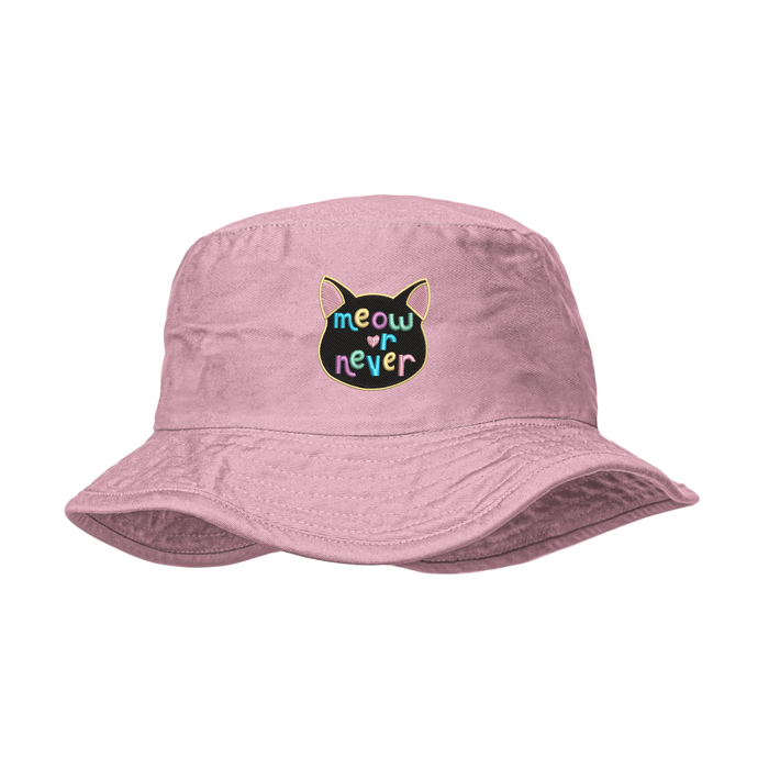 Meow or Never Unisex Bucket Hat