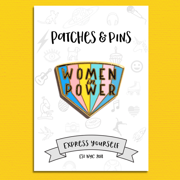 Women in Power Enamel Pin