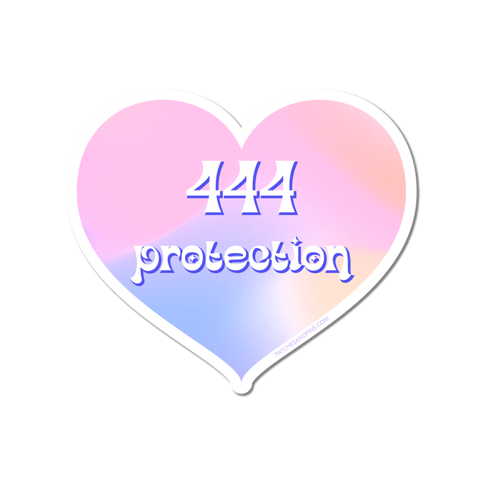 444 Protection Angel Numbers Sticker