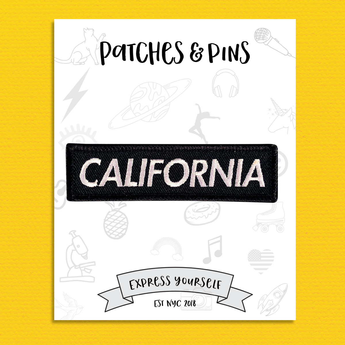 California Ric Patch California Patch — Patches and Pins Fun Products