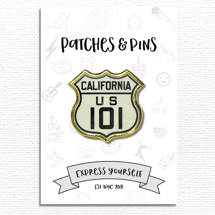 California 101 Enamel Pin