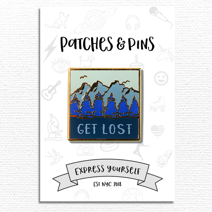 Get Lost Enamel Pin