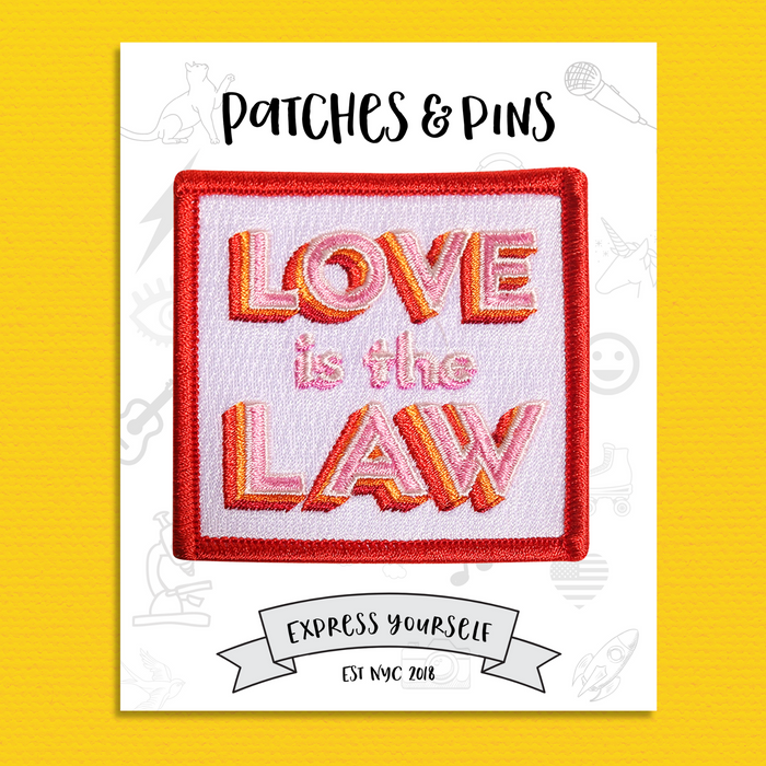 Love is the law Patch