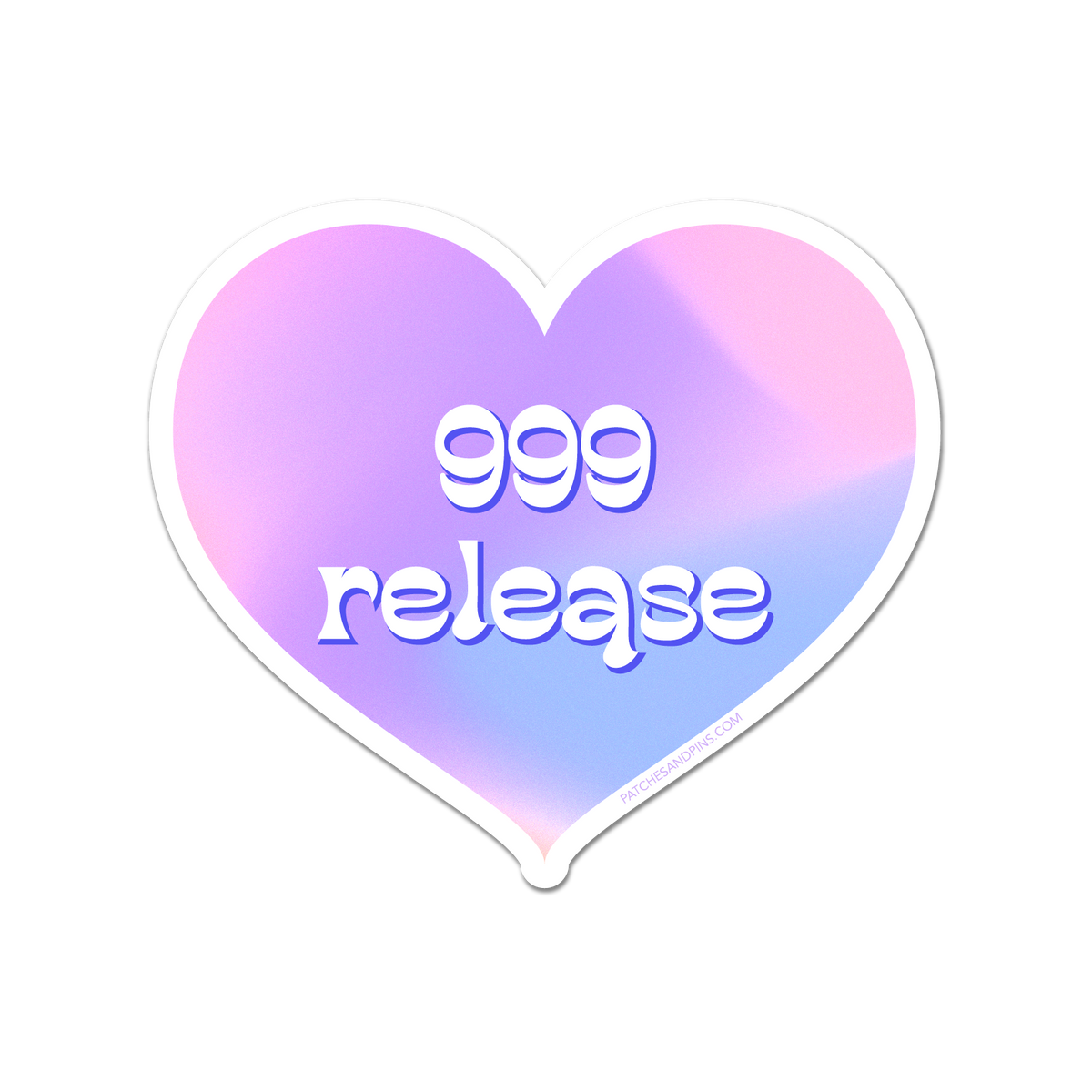 999 Release Angel Numbers Sticker — Patches and Pins Fun Products