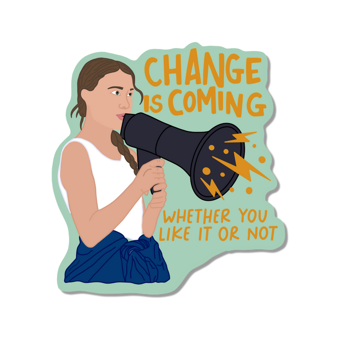 Change is Coming Greta Sticker