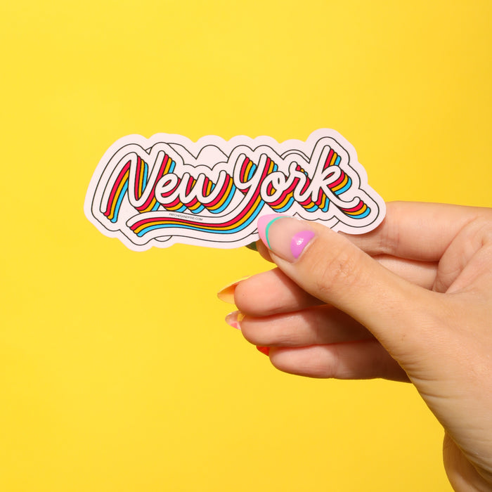 New York Rainbow Sticker
