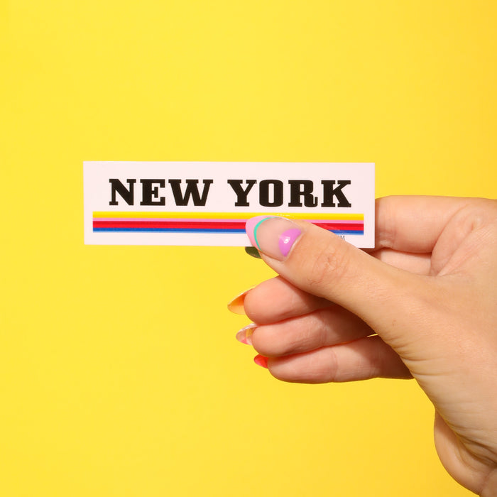 New York Stripes Sticker