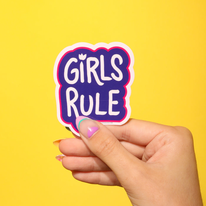 Girls Rule Sticker