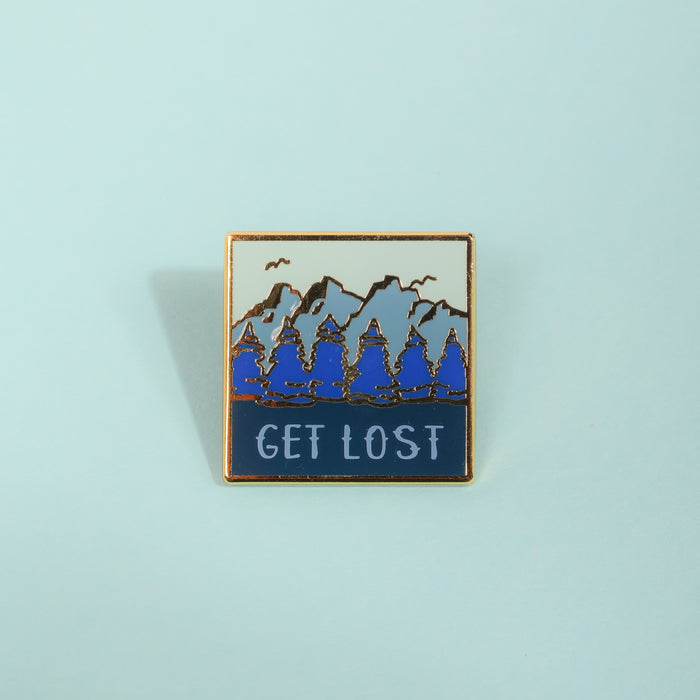 Get Lost Enamel Pin