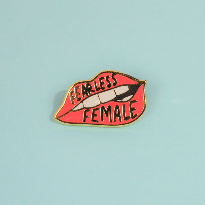 Fearless Female Enamel Pin
