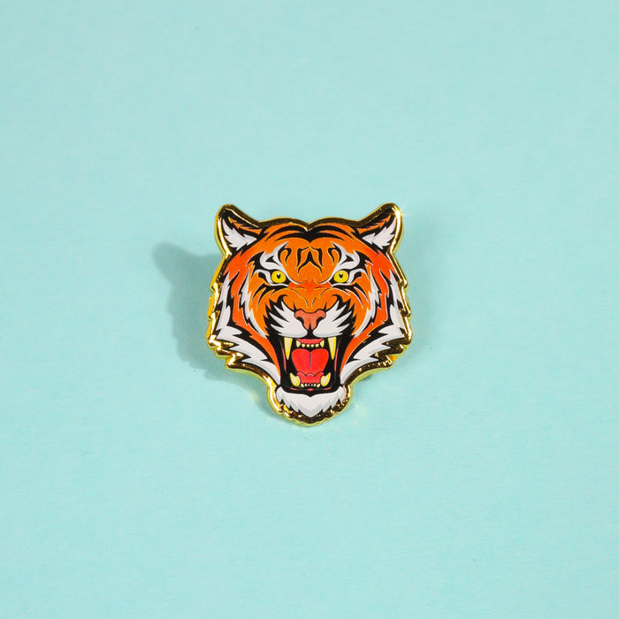 Tiger Ripper Pin Tiger Enamel Pin — Patches and Pins Fun Products