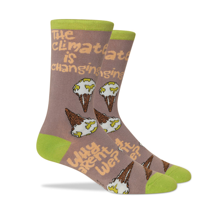 The Climate is changing. Why aren't we? Men's Socks