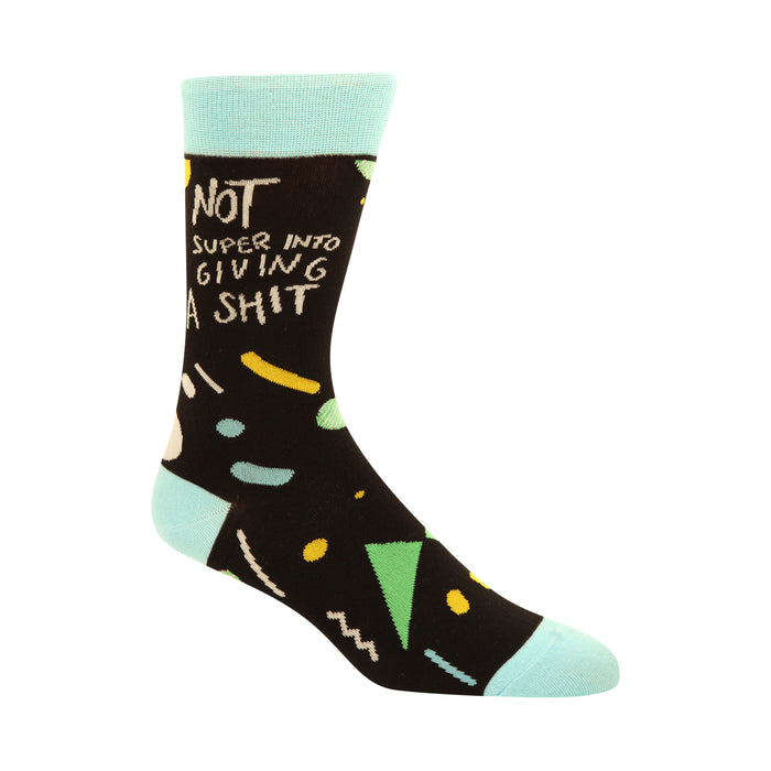 Not Super Into Giving A S--t Men's Socks