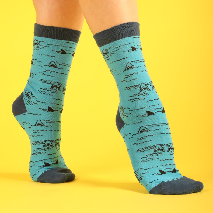 Sharks Swimming Women's Socks