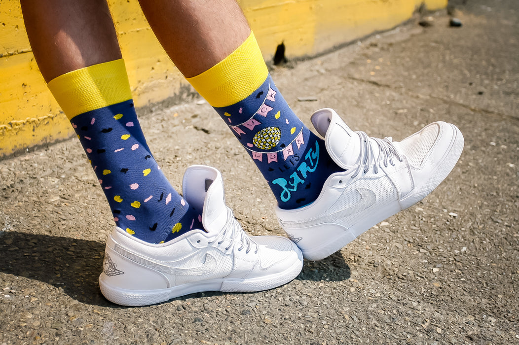F--k Work lets party Men's Socks