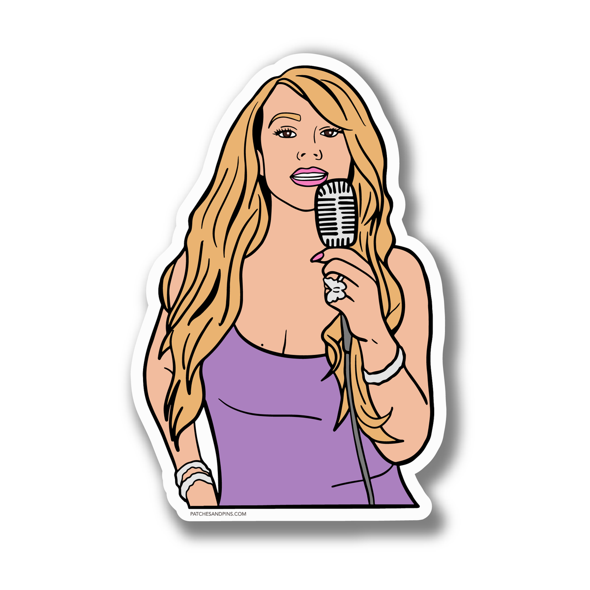 Mariah Sticker — Patches and Pins Fun Products