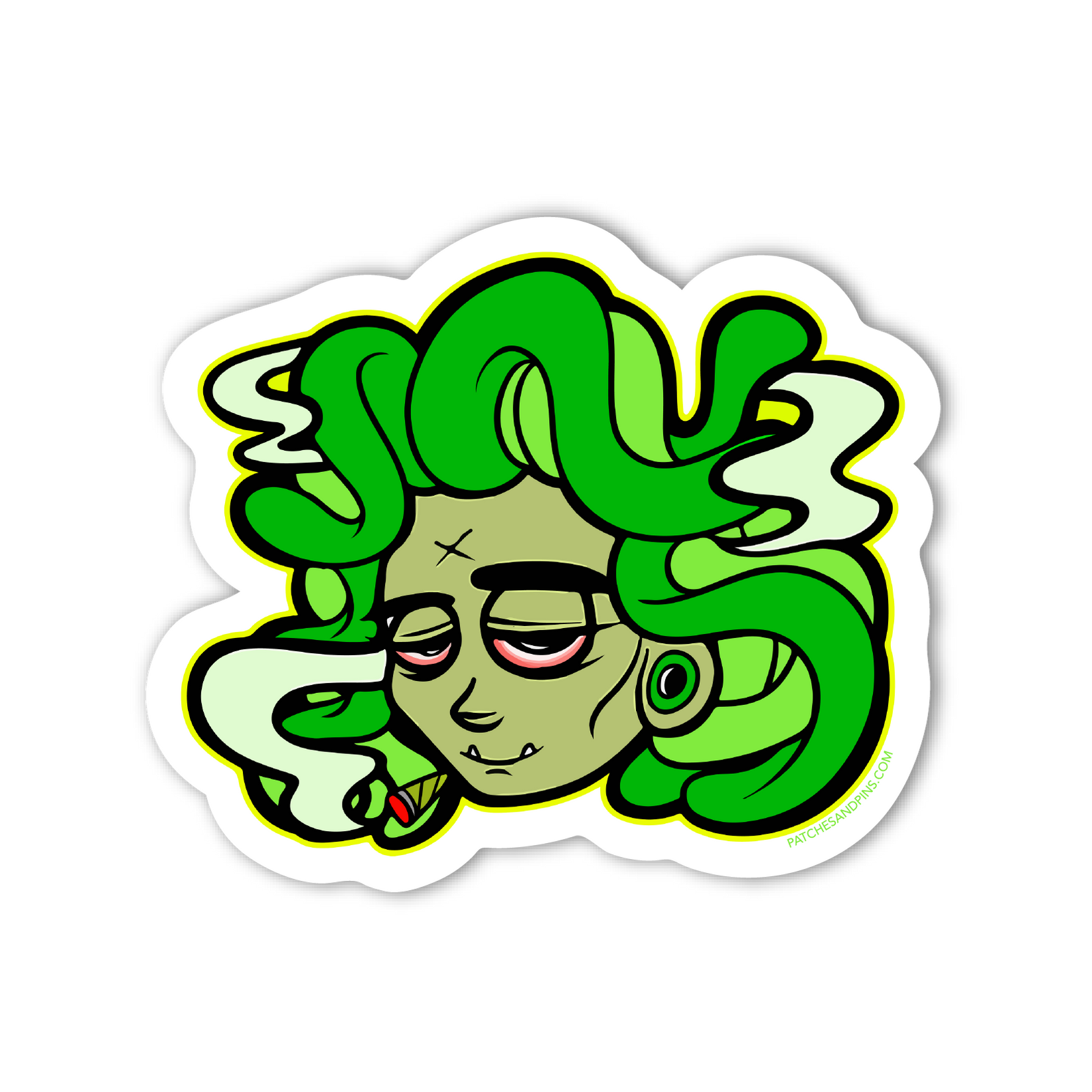 Medusa Head Sticker — Patches and Pins Fun Products