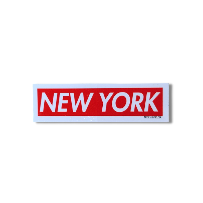 New York Bold Sticker