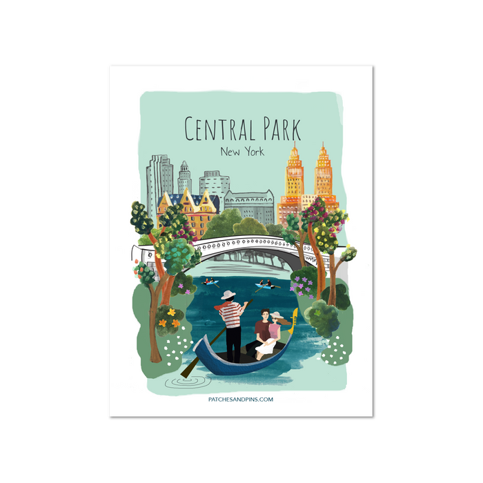 New York Central Park Sticker