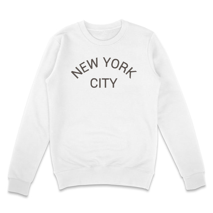 New York City Embroidered Sweatshirt — Patches and Pins Fun Products
