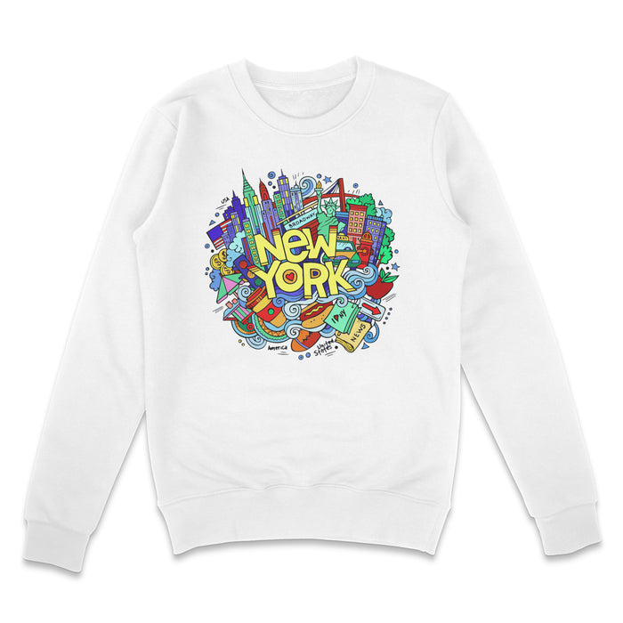 New York Colorful Sweatshirt