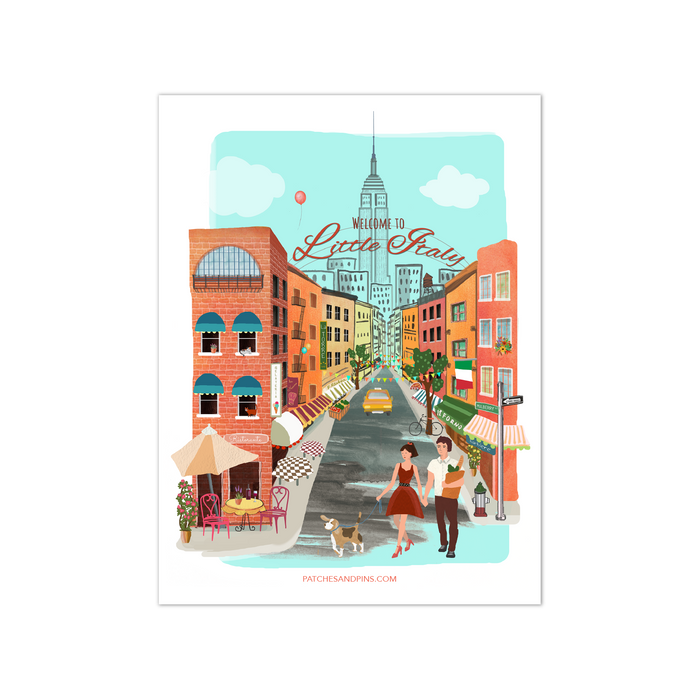 New York Little Italy Sticker