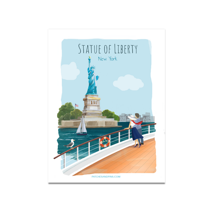 New York Statue of Liberty Sticker