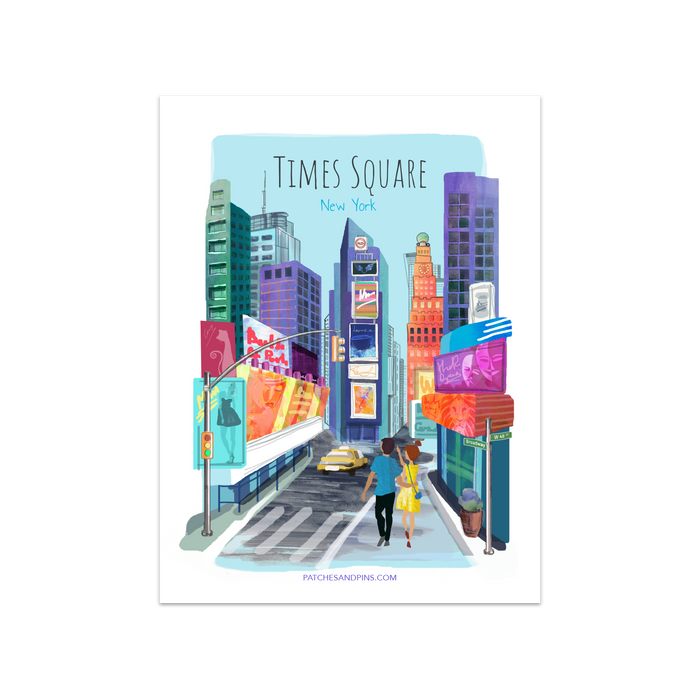 New York Times Square Sticker