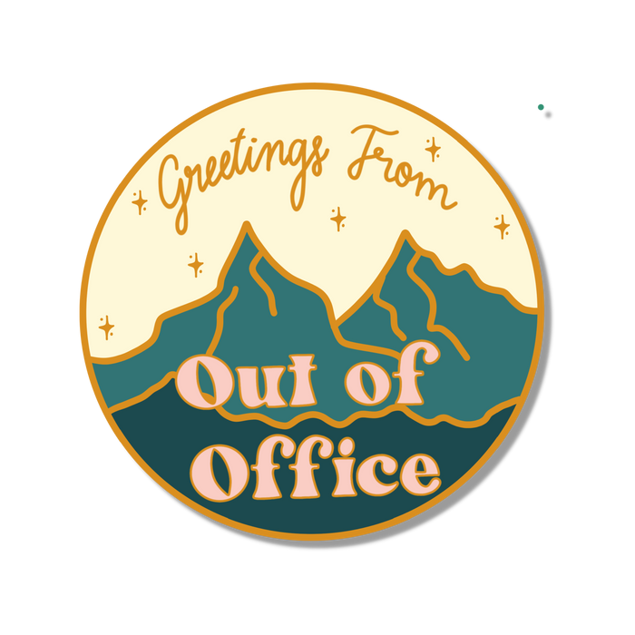 Out of Office Sticker