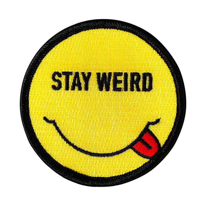 Smiley Stay Weird Patch