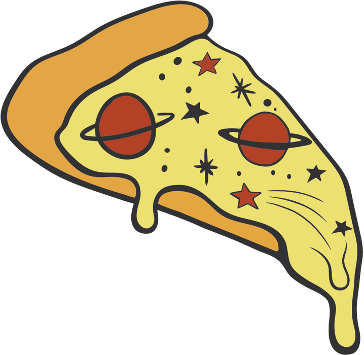 Universe Pizza Sticker