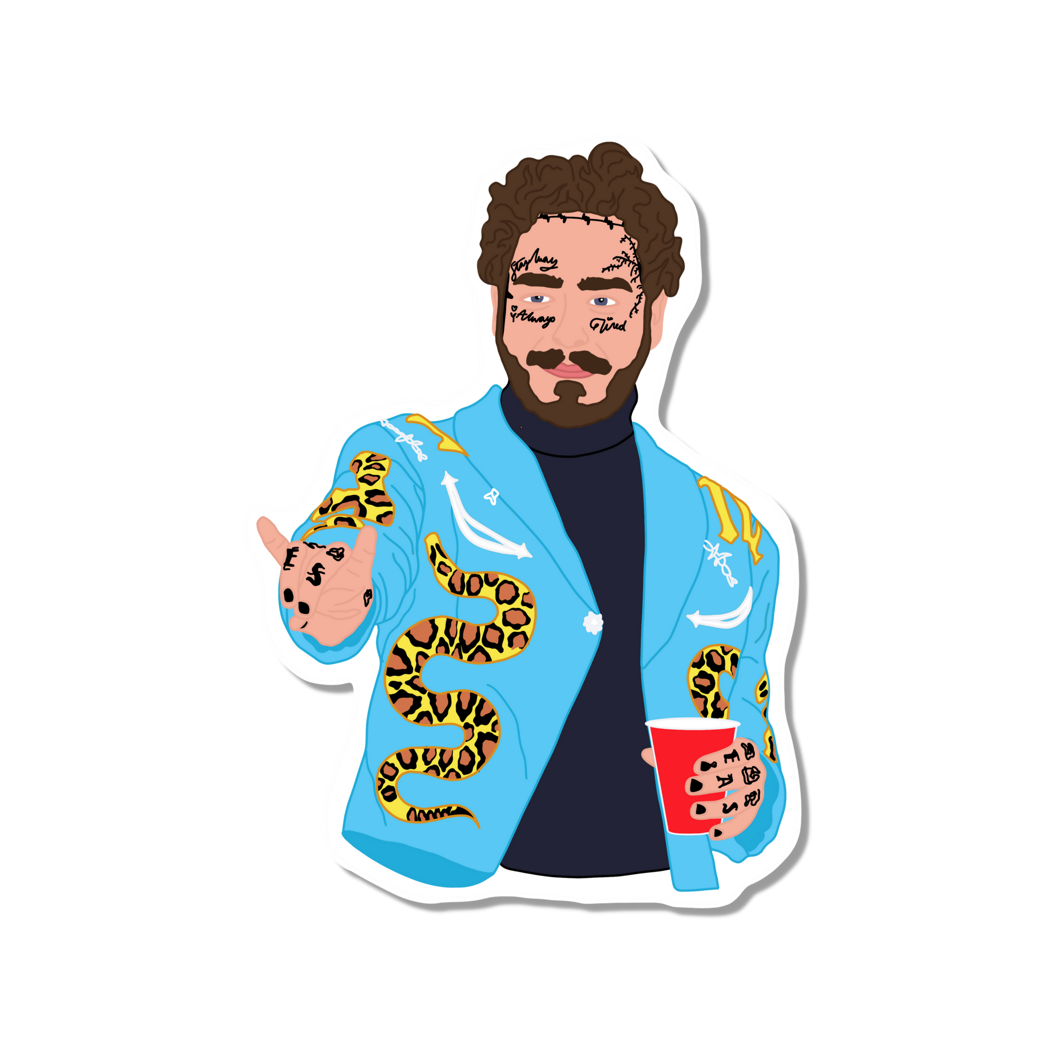 Posty Sticker — Patches and Pins Fun Products