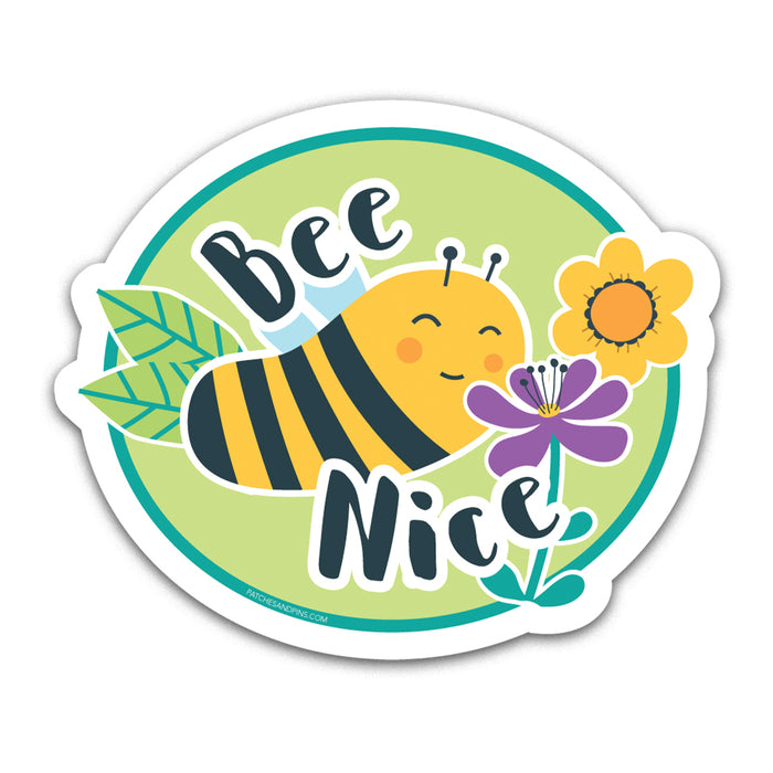 Bee Nice Sticker
