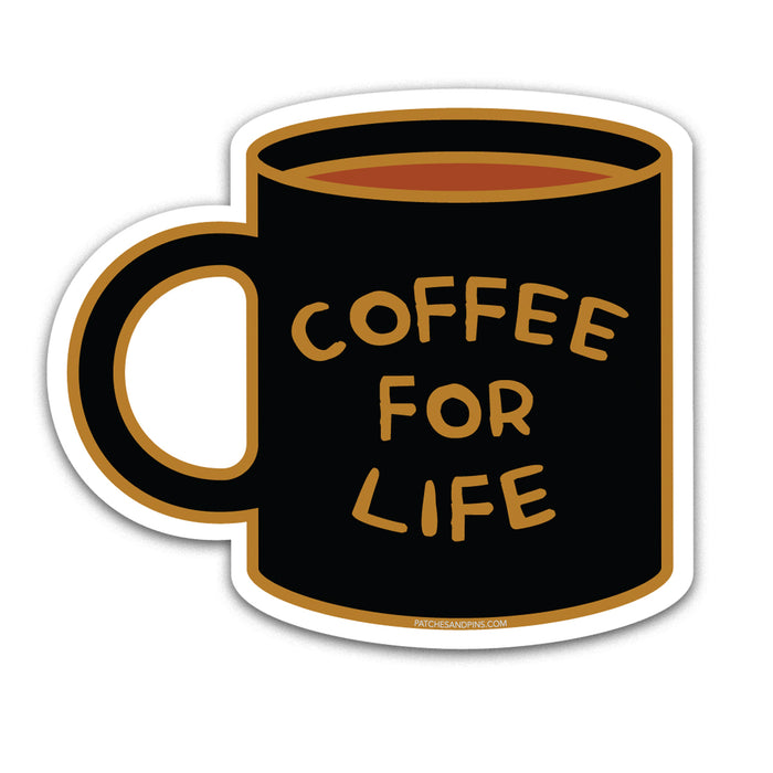 Coffee For Life Sticker