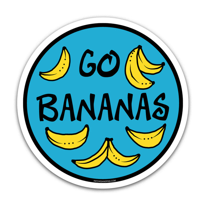 Go Bananas Sticker