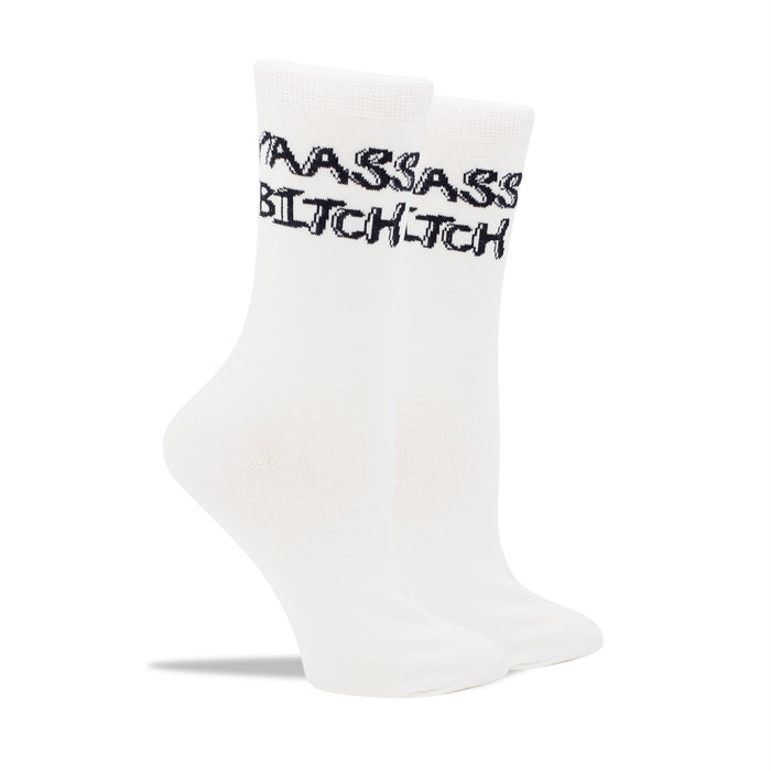 Yaass B--ch Women's Socks