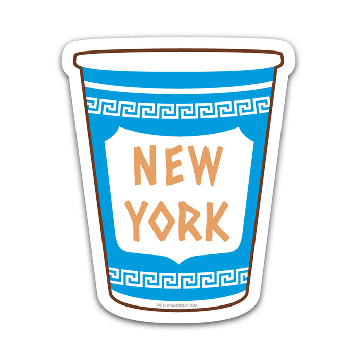 New York Cup Sticker